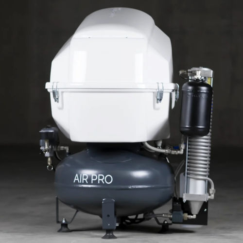 Compressor para consultório odontológico - Air Pro Two dryer + sound cover - SIMPLE&SMART - para laboratório de prótese dentária / de pistão / para 1 consultório