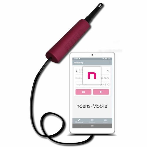 Sensor de temperatura - nSens  - Novasina AG - de umidade / de calibração / para análises ambientais