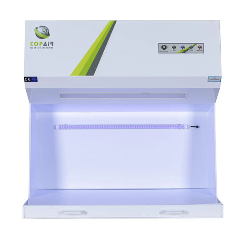 Capela de contenção - DF-60 - TopAir Systems, Inc. - de filtração química / para a manipulação de pó / de piso