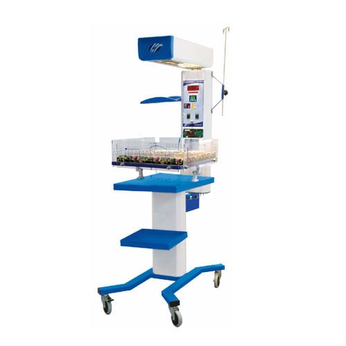 Berço aquecido neonatal com rodízios - IRW 1723 - SS TECHNOMED