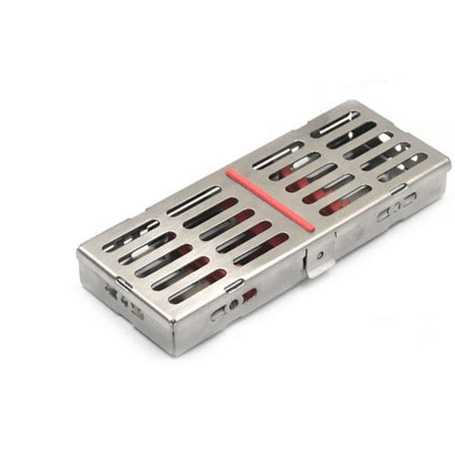 Estojo de esterilização para instrumentos odontológicos - SC-11-6-2031-01 - Smith Care - em aço inoxidável