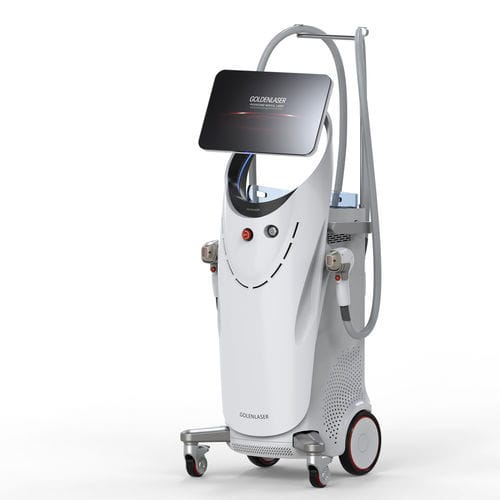 Aparelho de depilação a laser - GLD19 - GoldenLaser - díodo / com carrinho / de milissegundos