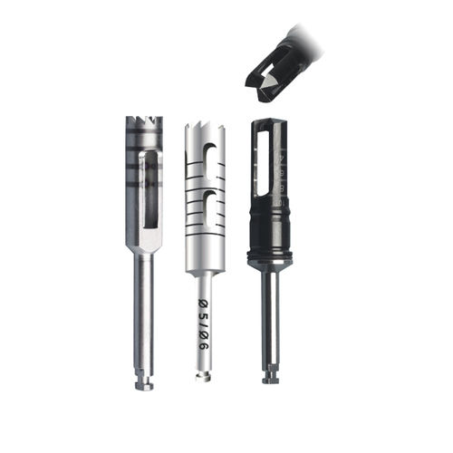 Broca trefina para cirurgia odontológica - L9HS54  - Shanghai LZQ Precision Tool - em aço inoxidável / de alta resistência ao desgaste / resistente a altas temperaturas