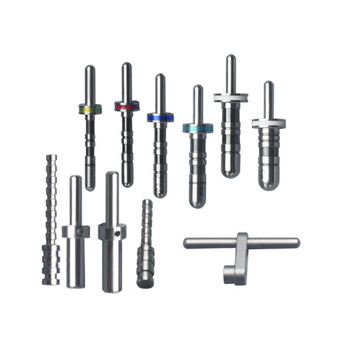 Pino para implantodontia - Shanghai LZQ Precision Tool - em titânio / em aço inoxidável cirúrgico / curto