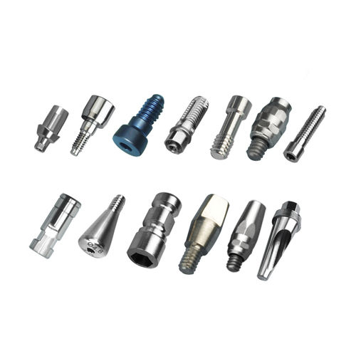 Pilar de cicatrização em titânio - Shanghai LZQ Precision Tool - externo / reto / de parafuso