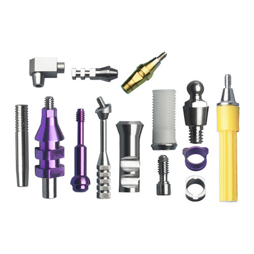 Pilar de cicatrização cilíndrico - CUSTOMIZE - Shanghai LZQ Precision Tool - em titânio