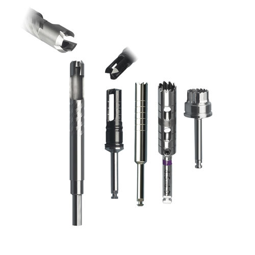 Broca trefina para cirurgia odontológica - L16CT-G1  - Shanghai LZQ Precision Tool - em aço inoxidável / para contra-ângulos