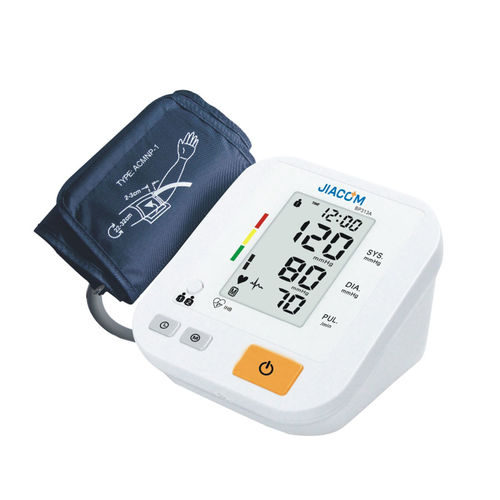 Medidor digital de pressão arterial automático - BP313A - SHENZHEN JIACOM TECHNOLOGY CO. LTD - com braçadeira para adulto
