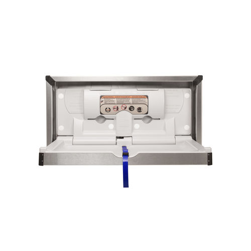 Mesa troca-fraldas - 962, 962-11 - BRADLEY CORPORATION - de parede / dobrável / em aço inoxidável