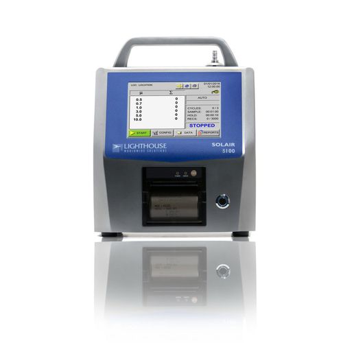 Contador de partículas a laser - Solair 5100 - Lighthouse Worldwide Solutions - para salas limpas / portátil / de 8 canais