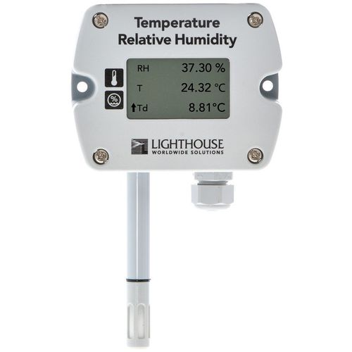 Sensor de temperatura - Remote TRH-02-15 - Lighthouse Worldwide Solutions - de pressão / de umidade / de laboratório