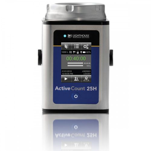 Amostrador de ar para controle microbiológico - ActiveCount25H - Lighthouse Worldwide Solutions