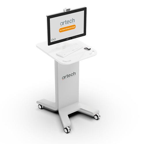 Carrinho para computador médico-hospitalar - Cizgi Teknoloji - com bateria
