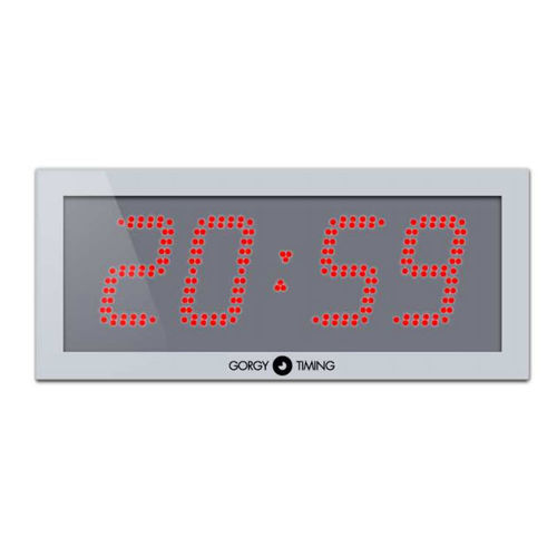 Relógio digital - LEDI® 12 outdoor - Gorgy Timing SAS - para estabelecimento de saúde / de sincronização