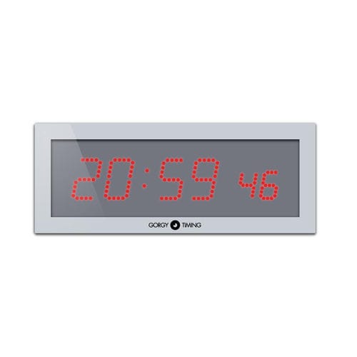 Relógio digital - LEDI® 7S outdoor double face - Gorgy Timing SAS - para estabelecimento de saúde / de sincronização