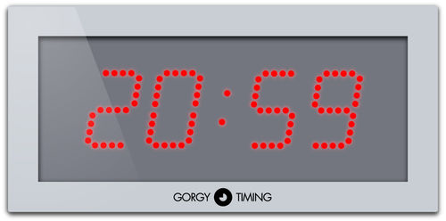 Relógio digital - LEDI® 7 outdoor double face - Gorgy Timing SAS - para estabelecimento de saúde