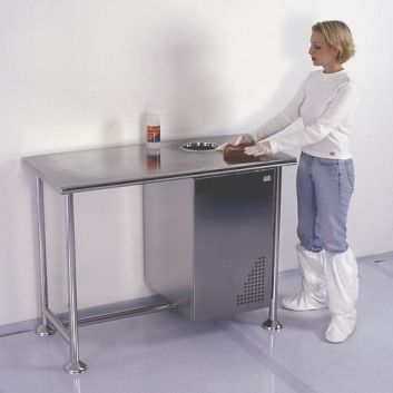 Mesa para sala limpa - WDT series - Palbam Class - retangular / em aço inoxidável / de plástico