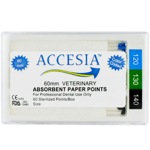 Ponta de Guta-Percha para odontologia veterinária - 06-03-004 - Accesia
