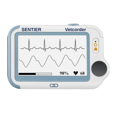 Monitor multiparamétrico compacto - Vetcorder - Sentier - de ECG / de temperatura / de SpO2