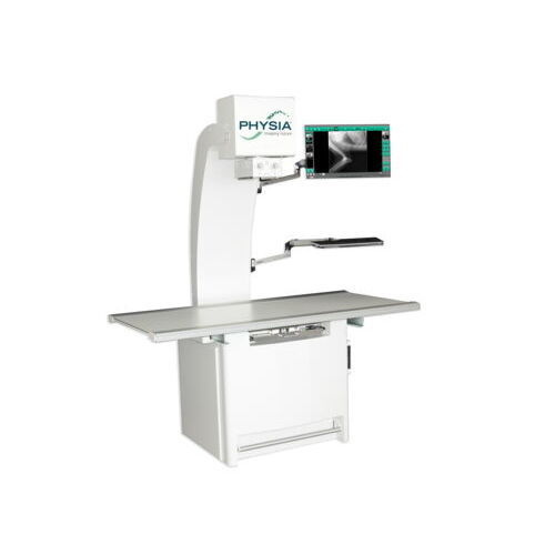Sistema de radiografia veterinária digital - PHYMAX II CSI 43  - Physia - com mesa