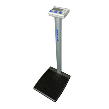 Balança antropométrica eletrônica - MX305 - Befour, Inc - com coluna / com cálculo do IMC