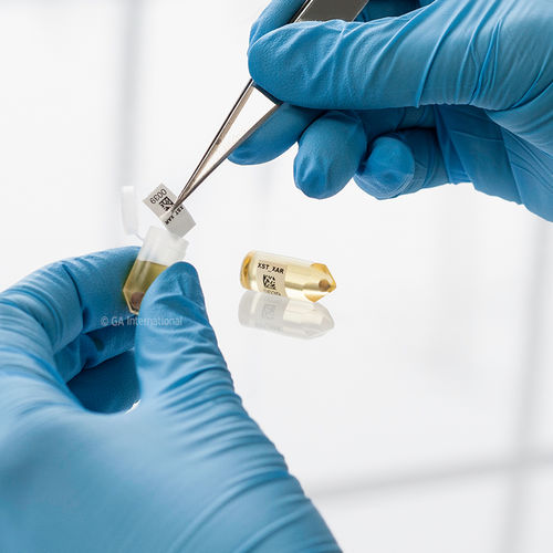 Etiqueta resistente a produtos químicos - ResiTAG™ - GA International - para lâminas de microscópio / resistente a solventes / autoclavável
