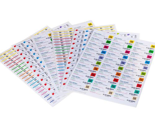 Etiqueta para tubos - Inkjet Labels - GA International - para frascos / para caixas de congelação / de ultracongelamento