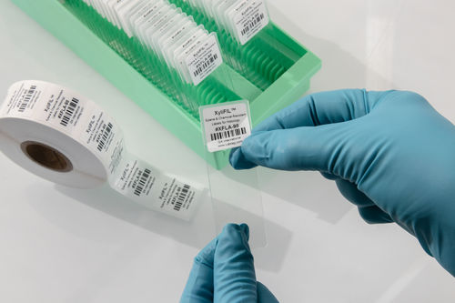 Rolo de etiquetas para lâminas de microscópio - XyliFIL™ - GA International - resistente a produtos químicos / resistente a solventes / resistente ao álcool