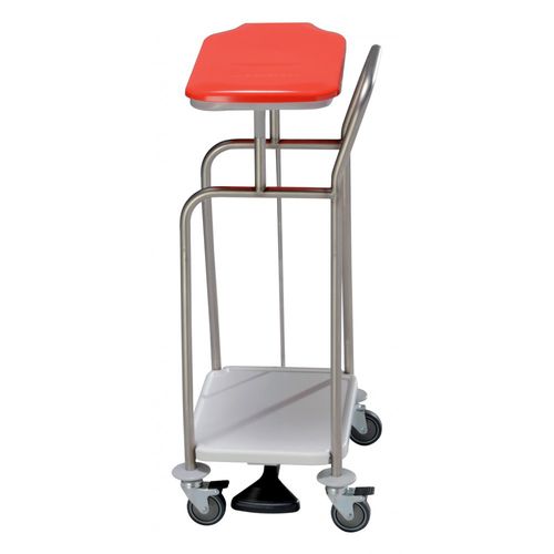 Carrinho para roupa suja - AXLBC1CP/H - MECHIN - de transporte / 1 bolsa / 2 bolsas
