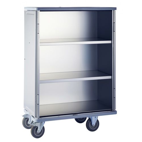 Armário de transporte - 204 series - MECHIN - para roupa lavada / com prateleiras / com porta