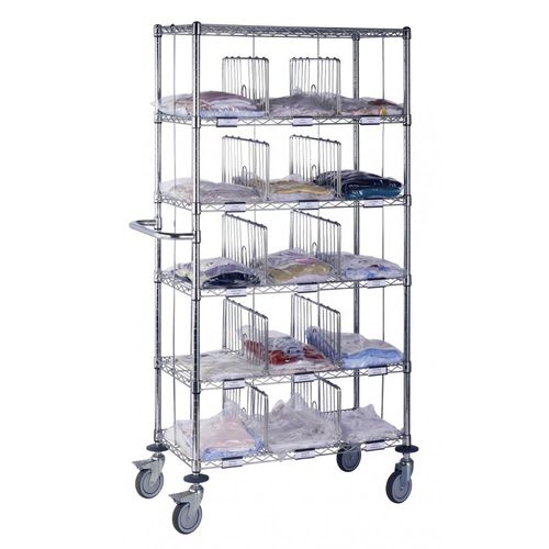 Carrinho para roupa limpa - Distri10 - MECHIN - médico-hospitalar / de transporte / de distribuição