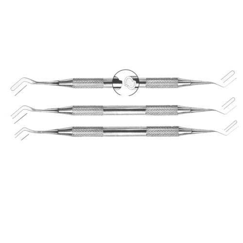 Espátula para compósito dentário - 15-71-001,15-71-002,15-71-003 - Lorien Industries - dupla / de Heidemann