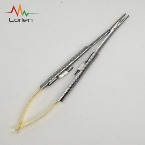Porta-agulha para cirurgia odontológica - 20-101-039 - Lorien Industries - para microcirurgia / de Castroviejo / em carboneto de tungstênio