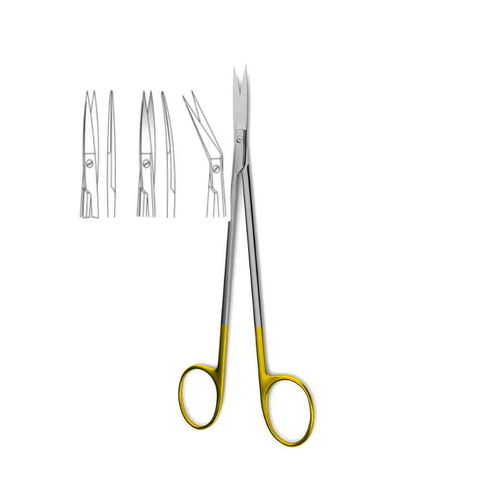 Tesoura para cirurgia odontológica - 02-04-008 - Lorien Industries - de Kelly / para pacientes humanos / em carboneto de tungsténio