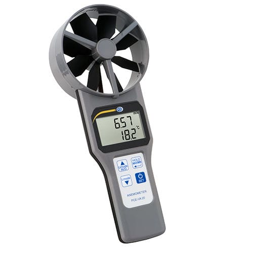 Fluxômetro de ar - PCE-VA 20 - PCE Ibérica S.L. - para hospital / com display digital / portátil