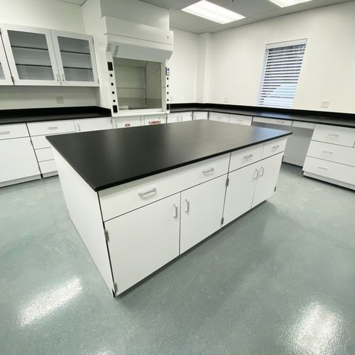Armário para bancada de laboratório - Mott Manufacturing - de laboratório / branco / 1 gaveta
