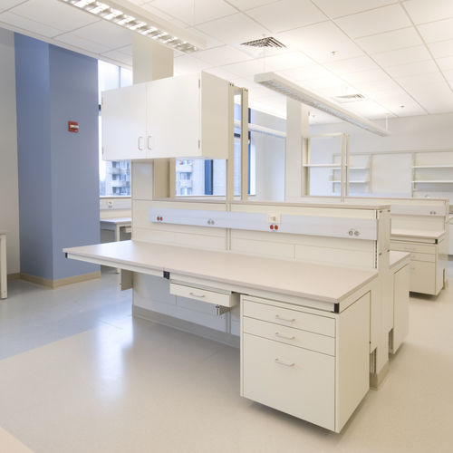 Armário para bancada de laboratório - SIGMA FLEX™ - Mott Manufacturing - de laboratório / com porta / com gavetas