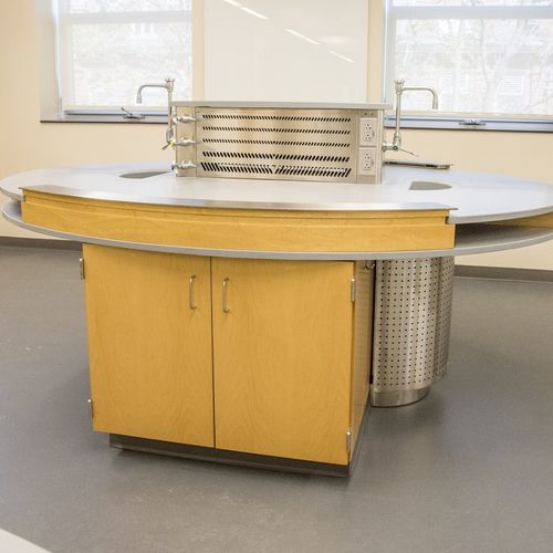 Estação de trabalho de laboratório para pesquisa científica - Mott Manufacturing - de piso / com ventilação