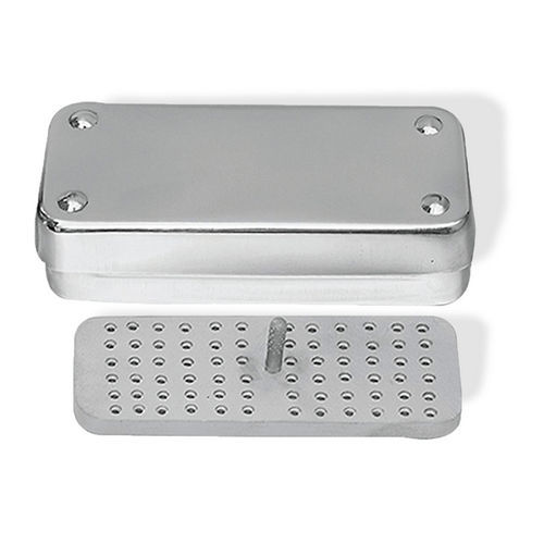 Estojo para instrumentos odontológicos - CIL-057 001 001  - Chaplet International - de armazenamento / em aço inoxidável / empilhável