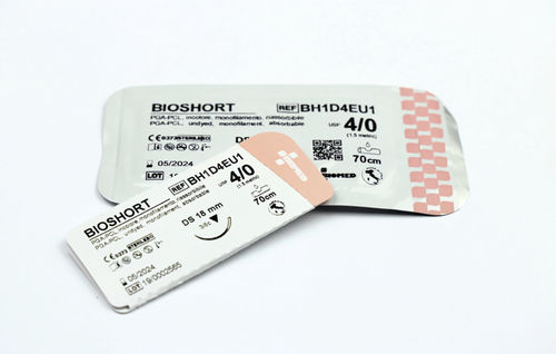 Fio de sutura absorvível - BIOSHORT - Bio Sud Medical Systems - para cirurgia oftalmológica / para cirurgia cardiovascular / 2