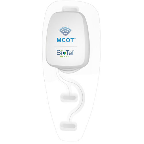 Sistema de monitoramento remoto cardíaco - MCOT  - BioTelemetry - de ECG / smartphone / com Bluetooth