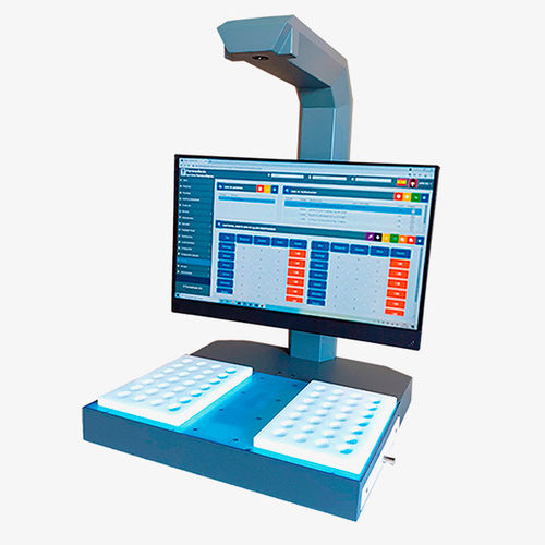 Sistema de embalagem semiautomático - Farmablister - Farmadosis SL - controlado por computador / compacto / de mesa
