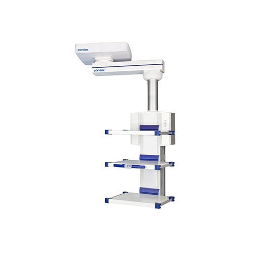 Estativa de braço de teto - Panalex Medical - para cuidados intensivos / para anestesia / para sala de cirurgia