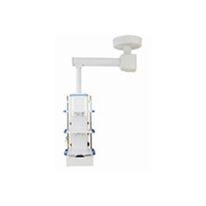 Estativa de braço de parede - T500 - Panalex Medical - para cuidados intensivos / com braço simples / com prateleiras