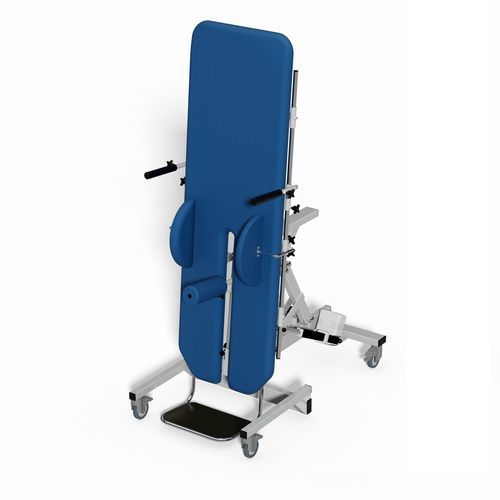 Mesa ortostática com tampo em peça única - 501D - Plinth Medical - para terapia / elétrica / com rodízios
