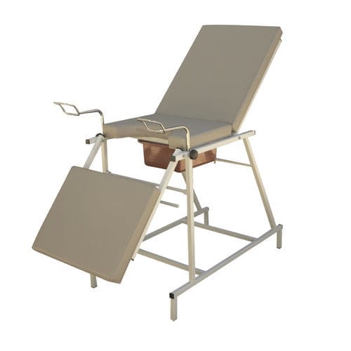 Mesa para exame ginecológico - 678 - Sté AMEL - manual / com altura fixa / com encosto regulável