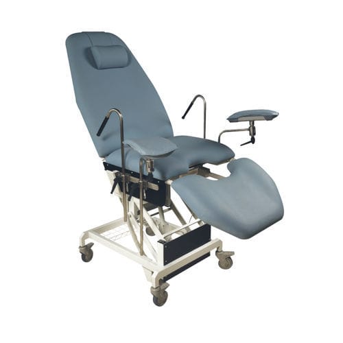 Cadeira de exame para urologia - Sté AMEL - elétrica / com altura regulável / com encosto regulável