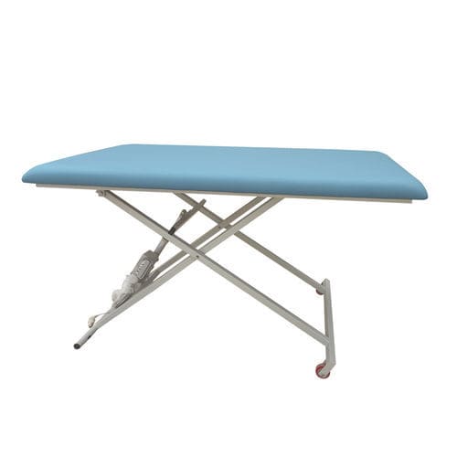 Mesa de Bobath elétrica - Sté AMEL - com rodízios / não articulada