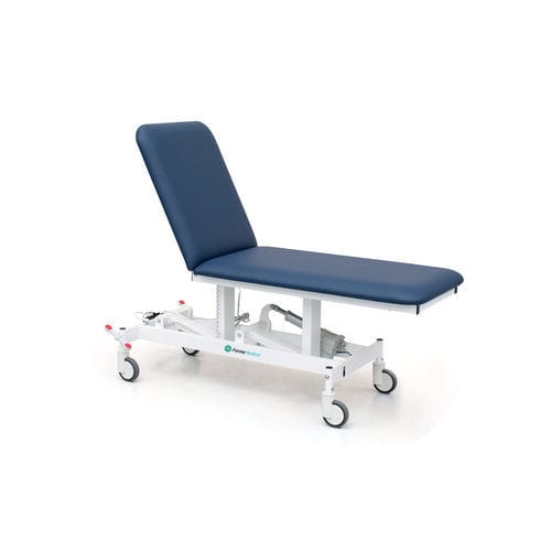 Mesa de exame elétrica - Onyx - Forme Medical - com altura regulável / articulada em 2 seções / azul