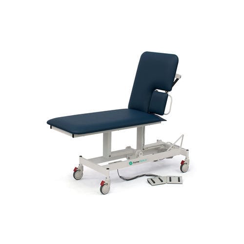 Mesa de exame elétrica - Malachite - Forme Medical - manual / com altura regulável / articulada em 2 seções